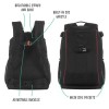 Anti-theft Drone backpack with Waterproof cover - Black