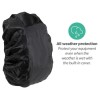 Anti-theft Drone backpack with Waterproof cover - Black