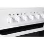 Indesit IT50EWS 50cm Double Cavity Electric Cooker With Solid Plate Hob White
