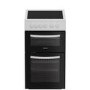 Indesit 50cm Twin Cavity Electric Cooker - White