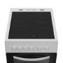 Indesit 50cm Twin Cavity Electric Cooker - White
