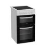 Indesit 50cm Twin Cavity Electric Cooker - White