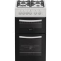 ITG5GMW Indesit 50cm Twin Cavity Gas Cooker - White