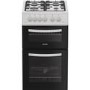 Indesit 50cm Twin Cavity Gas Cooker - White