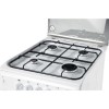 Indesit ITL50GW 50cm Double Cavity Gas Cooker - White