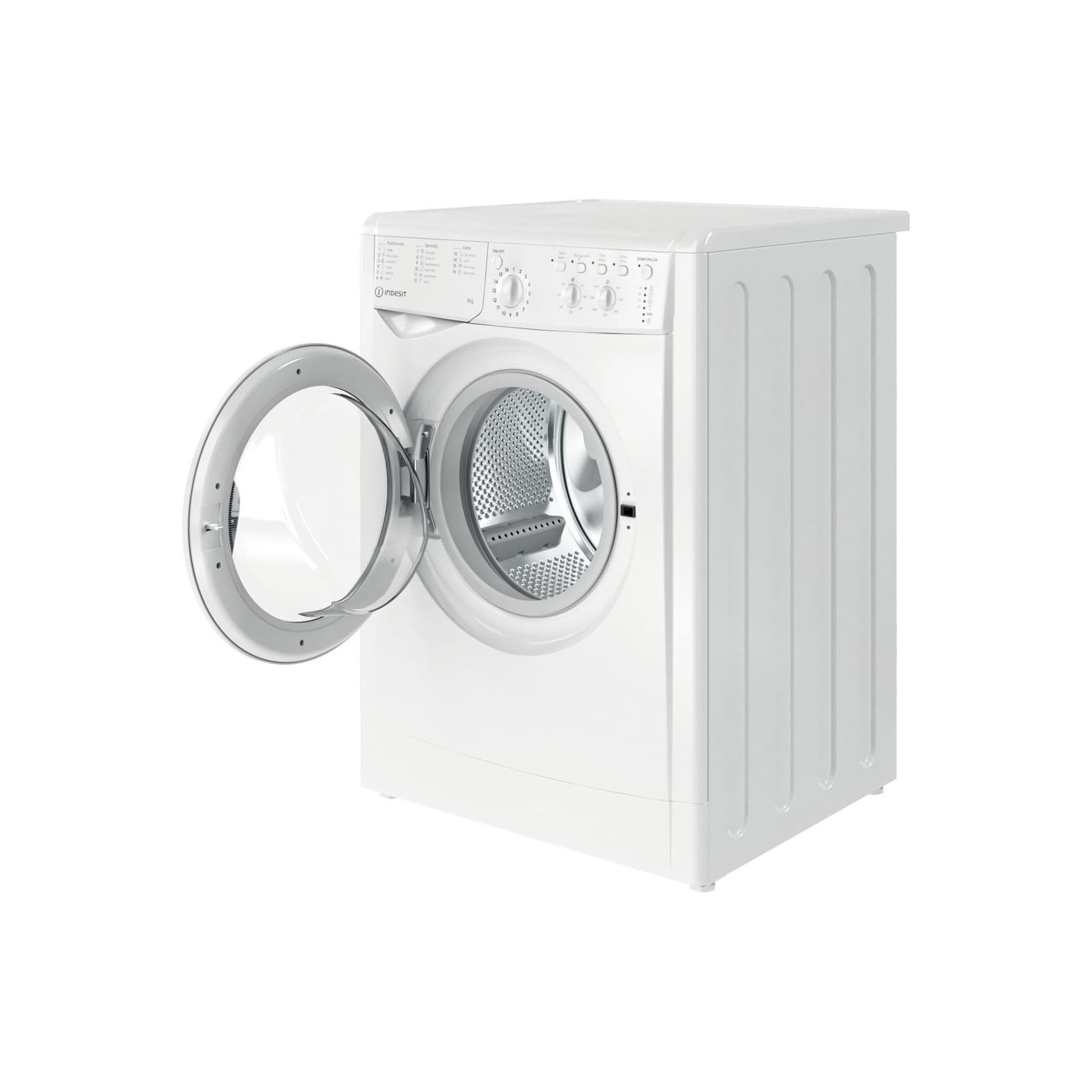Refurbished Indesit Ecotime IWC81283WUKN Freestanding 8KG 1200 Spin