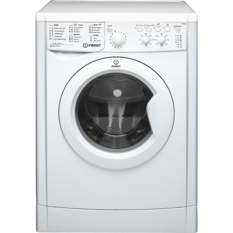 Indesit IWC91482ECO 9kg 1400rpm Freestanding Washing Machine - White