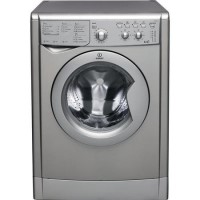 INDESIT IWDC6125S EcoTime 6kg Wash 5kg Dry 1200rpm Freestanding Washer Dryer - Silver