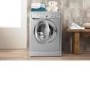 INDESIT IWDC6125S EcoTime 6kg Wash 5kg Dry 1200rpm Freestanding Washer Dryer - Silver