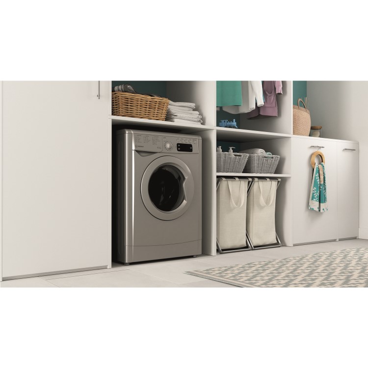 Indesit 7kg Wash 5kg Dry 1400rpm Freestanding Washer Dryer - Silver