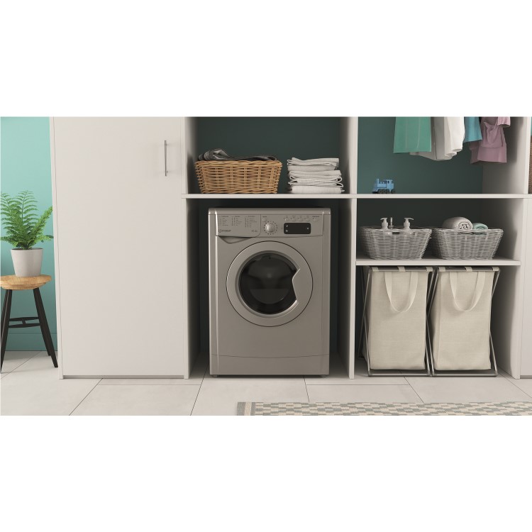 Indesit 7kg Wash 5kg Dry 1400rpm Freestanding Washer Dryer - Silver