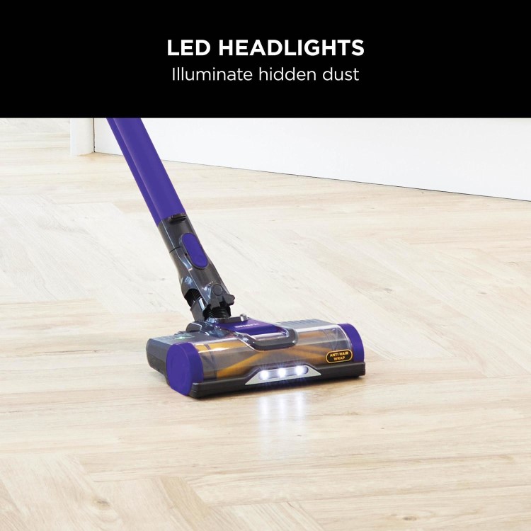 Refurbished Shark IZ202UKT Anti Hair Wrap Pet Cordless Vacuum Cleaner Purple
