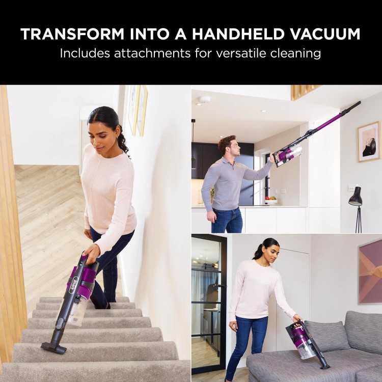 Shark Anti Hair Wrap Cordless Stick Vacuum Cleaner - Fuchsia