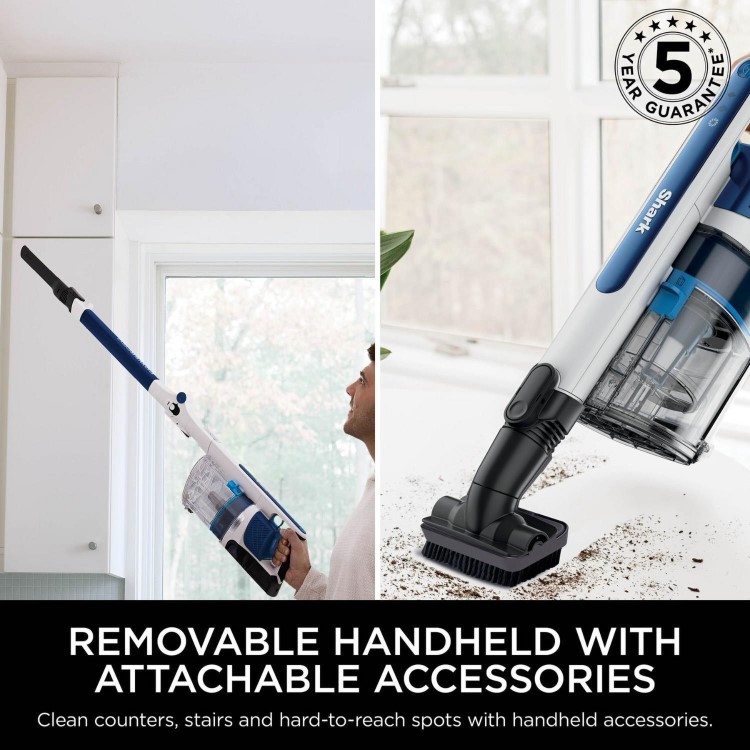 Shark PowerPro Cordless Stick Vacuum Cleaner - Navy Metallic
