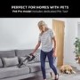 Refurbished Shark IZ420UKT Stratos Anti Hair Wrap Plus Pet Pro Cordless Stick Vacuum Cleaner Silver