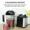 electriQ 6-in-1 2L Multifunctional Blender Soup Maker and Juicer - Black
