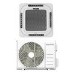 electriQ iQool 24000 BTU Smart A++ Single Split Ceiling Cassette Air Conditioner with Heat Pump - 5m Pipe Kit Included