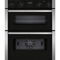 Neff N50 J1ACE2HN0B Built-Under Electric Double Oven - Stainless Steel  Neff N50 J1ACE2HN0B Built-Under Electric Double Oven - Stainless Steel