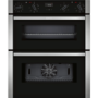Neff N50 J1ACE2HN0B Built-Under Electric Double Oven - Stainless Steel