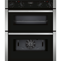 Refurbished Neff N50 J1ACE4HN0B 60cm Double Built Under Electric Oven With Catalytic Cleaning Stainless Steel Refurbished Neff N50 J1ACE4HN0B 60cm Double Built Under Electric Oven With Catalytic Cleaning Stainless Steel