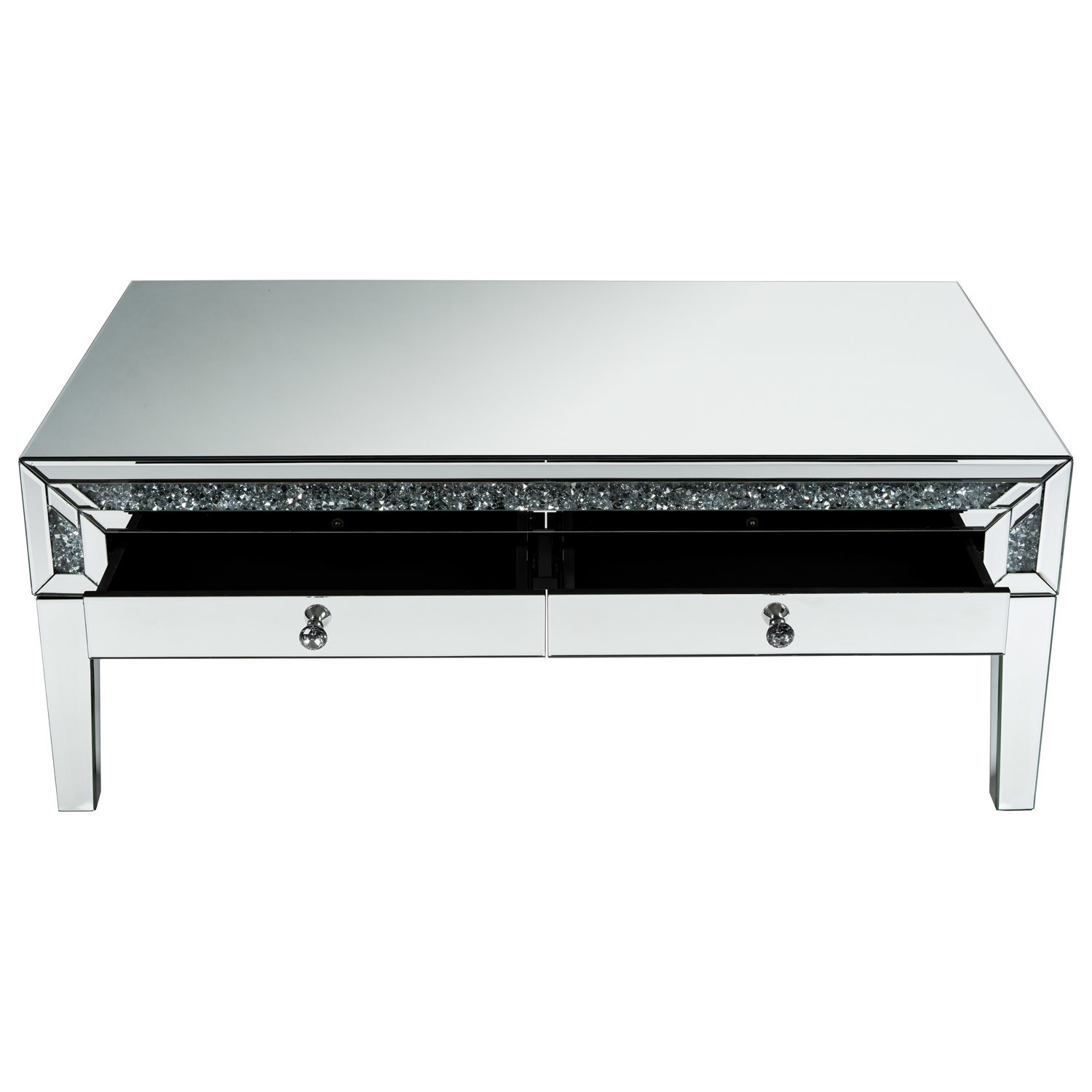 Mirrored Coffee Table With Drawers Crystal Finish Jade Boutique Itdirect Ie Mirrored Coffee Table With Drawers, Mirrored Coffee Table Ireland