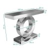 Jade Boutique Mirrored TV Unit with Panelled Design - TV&#39;s up to 45&quot; 