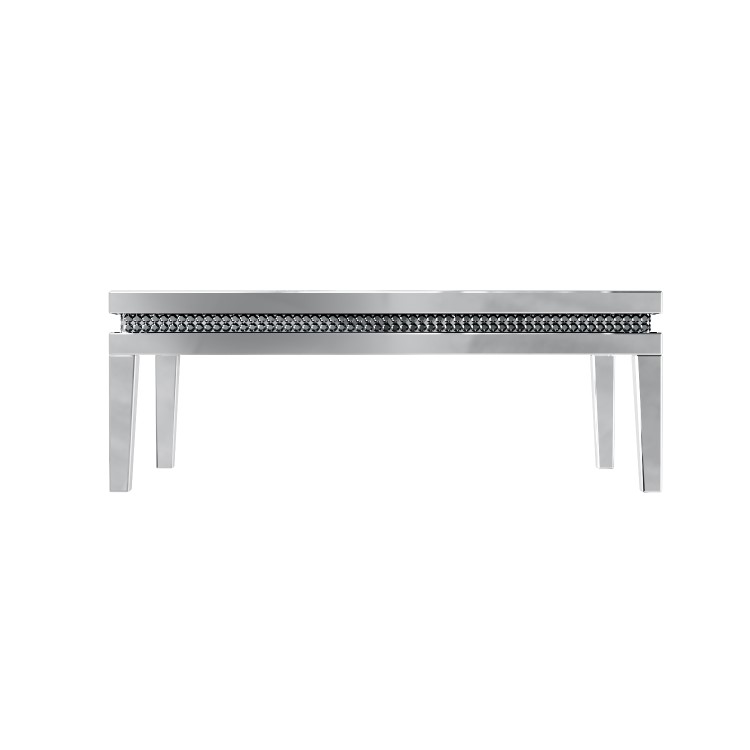 Large Rectangular Mirrored Coffee Table - Jade Boutique