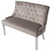 Large Mink Velvet High Back Dining Bench - Jade Boutique