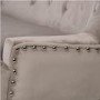 Large Mink Velvet High Back Dining Bench - Jade Boutique