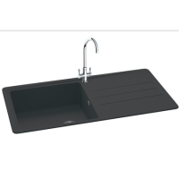 Carron Phoenix Janus Single Bowl Inset White Synthetic Kitchen Sink