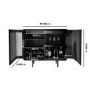 Black Oak Drinks Cabinet -  Jarel