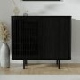 Black Oak Drinks Cabinet -  Jarel