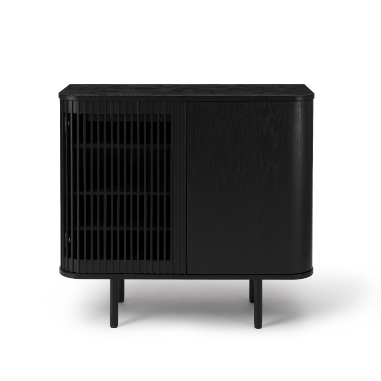 Black Oak Drinks Cabinet -  Jarel