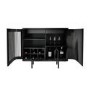 Black Oak Drinks Cabinet -  Jarel