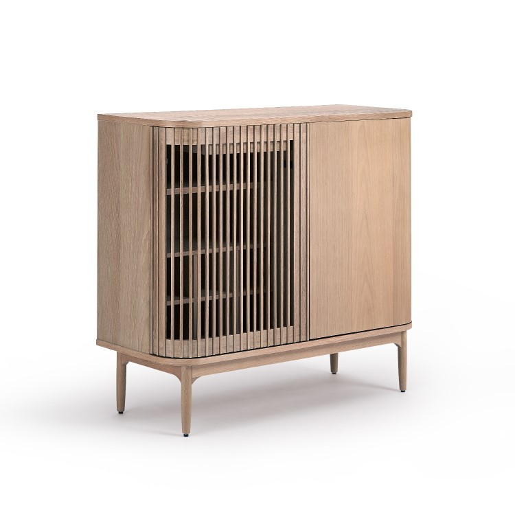 Light Oak Drinks Cabinet - Jarel