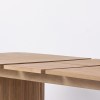Large Light Oak Extendable Dining Table - Seats 6-8 - Jarel