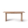 Large Light Oak Extendable Dining Table - Seats 6-8 - Jarel
