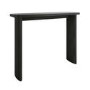 Slim & Narrow Black Oak Console Table - Jarel