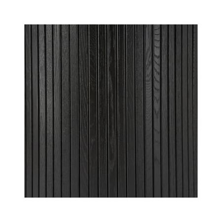Slim & Narrow Black Oak Console Table - Jarel