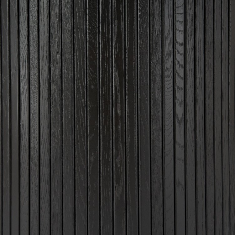 Large Black Oak Dining Bench - Seats 3 - Jarel