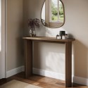 JAR019B Slim & Narrow Walnut Finish Console Table - Jarel