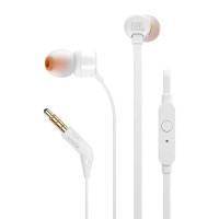 JBL T160 in-Ear Headphones with Mic White