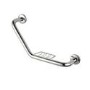 Stainless Steel Angled Grab Rail with Soap Basket 420mm