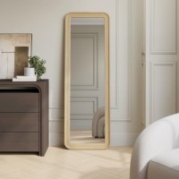 Light Wood Freestanding Full-Length Mirror - Jude 
