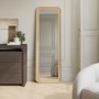 Light Wood Freestanding Full-Length Mirror - Jude 