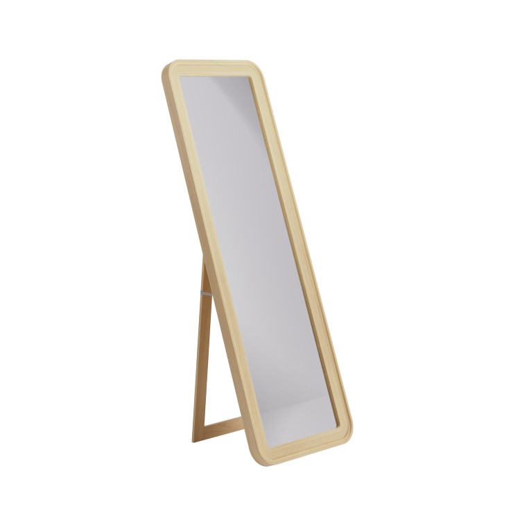 Light Wood Freestanding Full-Length Mirror - Jude 