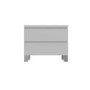 Jenson Grey High Gloss 2 Drawer Bedside Drawers