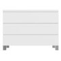 Jenson White High Gloss 3 Chest of Drawers
