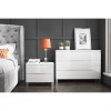 Jenson White High Gloss 3 Chest of Drawers