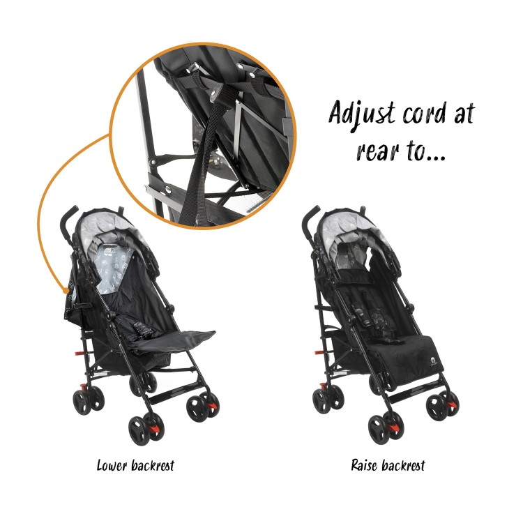 Babyway Lightweight Stroller with Raincover & Cup Holder in Animal Design by Jane Foster